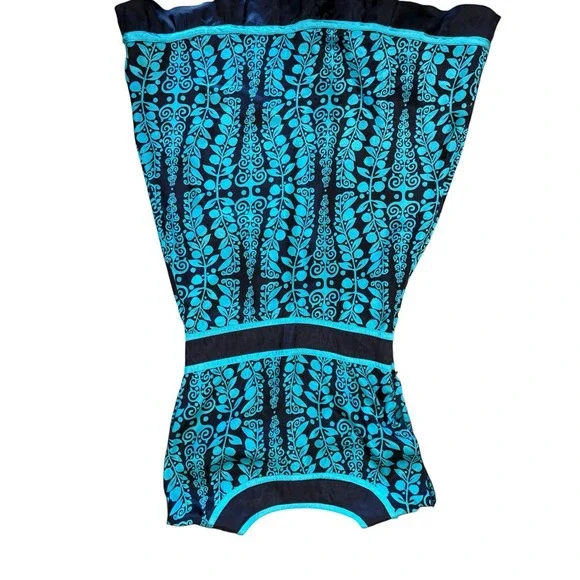 Vtg 90s Satin Babydoll Dress Sz S Empire Waist Mini Boho Y2K Silky Party‎ - Picture 4 of 6